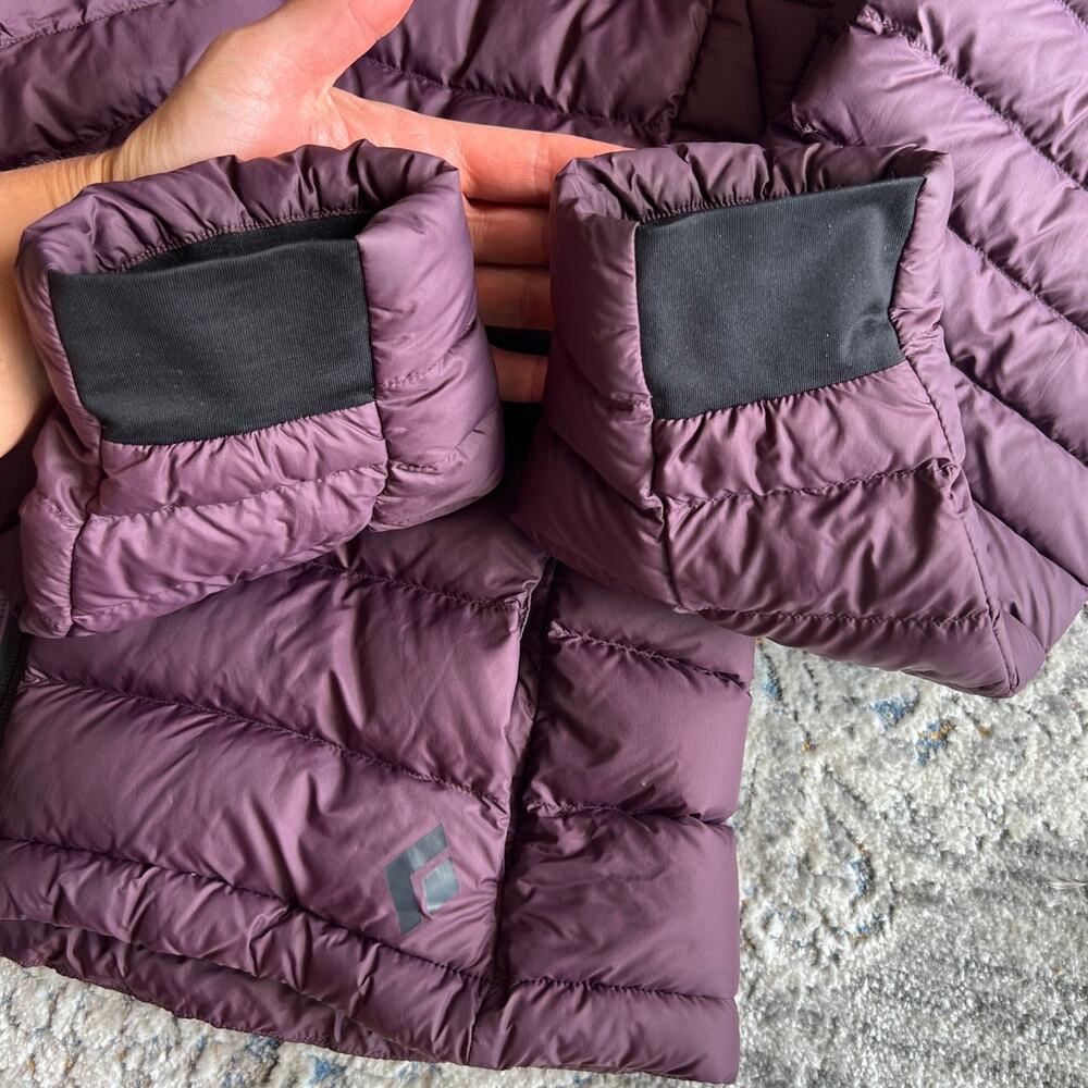 Black Diamond Cold Forge Insulated Down & Synthetic Hoodie Coat Size XL Purple - Picture 12 of 16